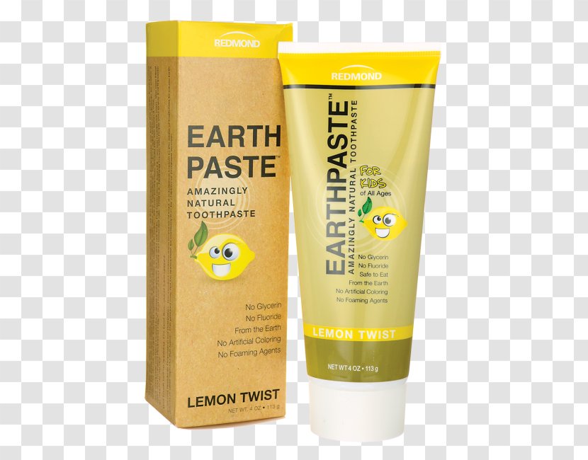 Earthpaste Toothpaste Redmond Cinnamon Flavor - Juice - Lemon Twist Transparent PNG