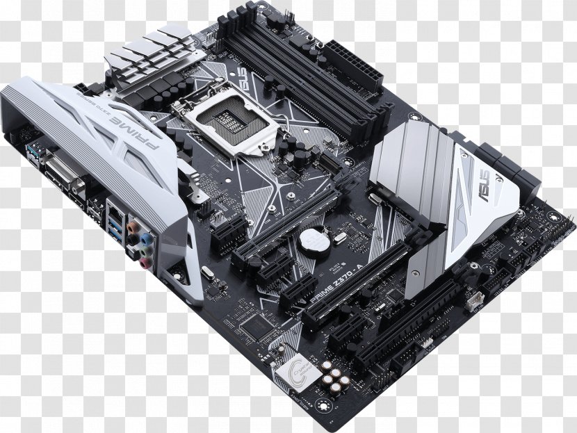 Intel ASUS PRIME Z370-A LGA 1151 Motherboard ATX Transparent PNG