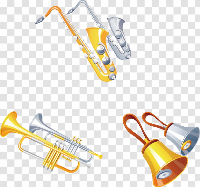 Musical Instrument Stock Illustration Drum - Frame - Vector Material Trombone Cornet Transparent PNG