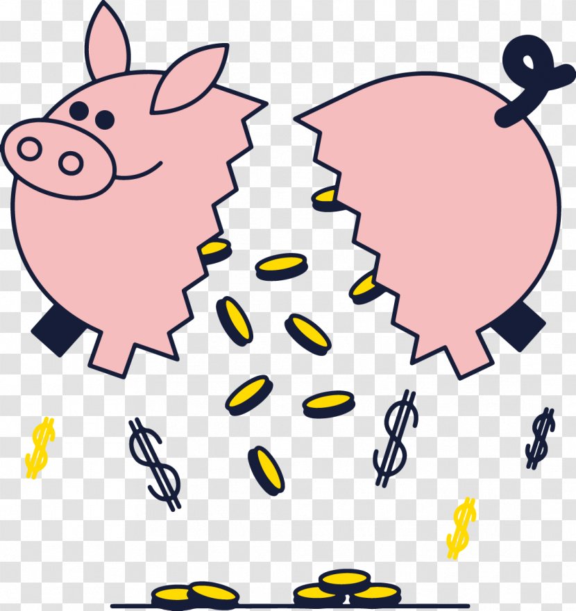Defined Benefit Pension Plan Contribution Employee Benefits Money - Vector Piggy Bank Transparent PNG