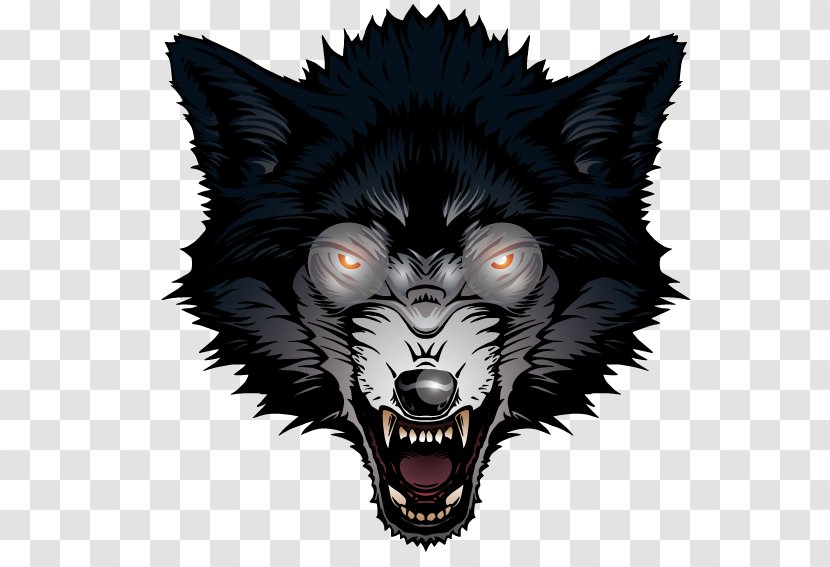 Gray Wolf Big Bad - Carnivoran - Ferocious Transparent PNG