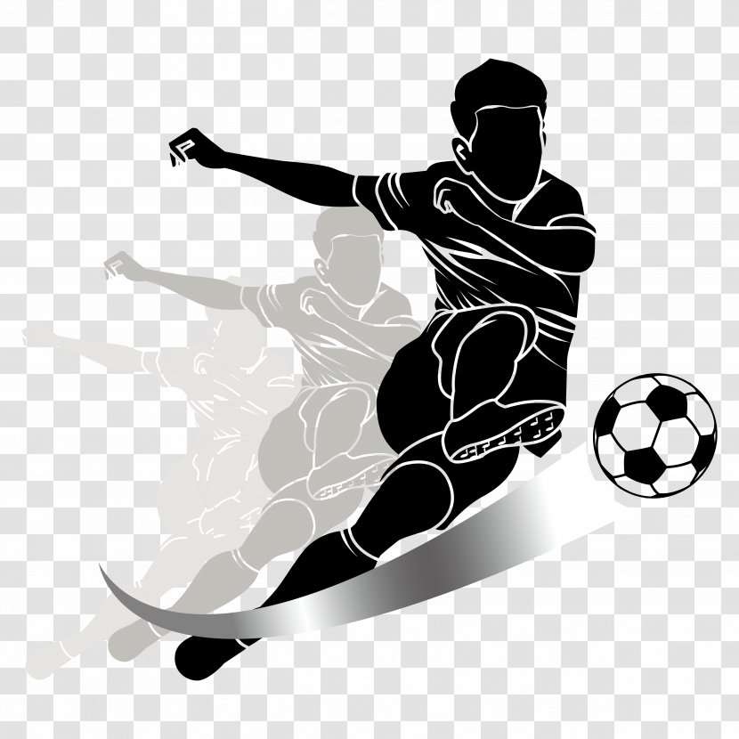 Football Player Kick Sport - Ball Transparent PNG