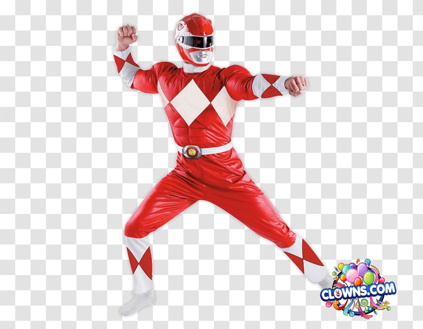Billy Cranston Rita Repulsa Tommy Oliver Red Ranger Costume - Power Rangers Transparent PNG