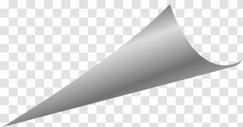Line Triangle Black And White - Silver Transparent PNG