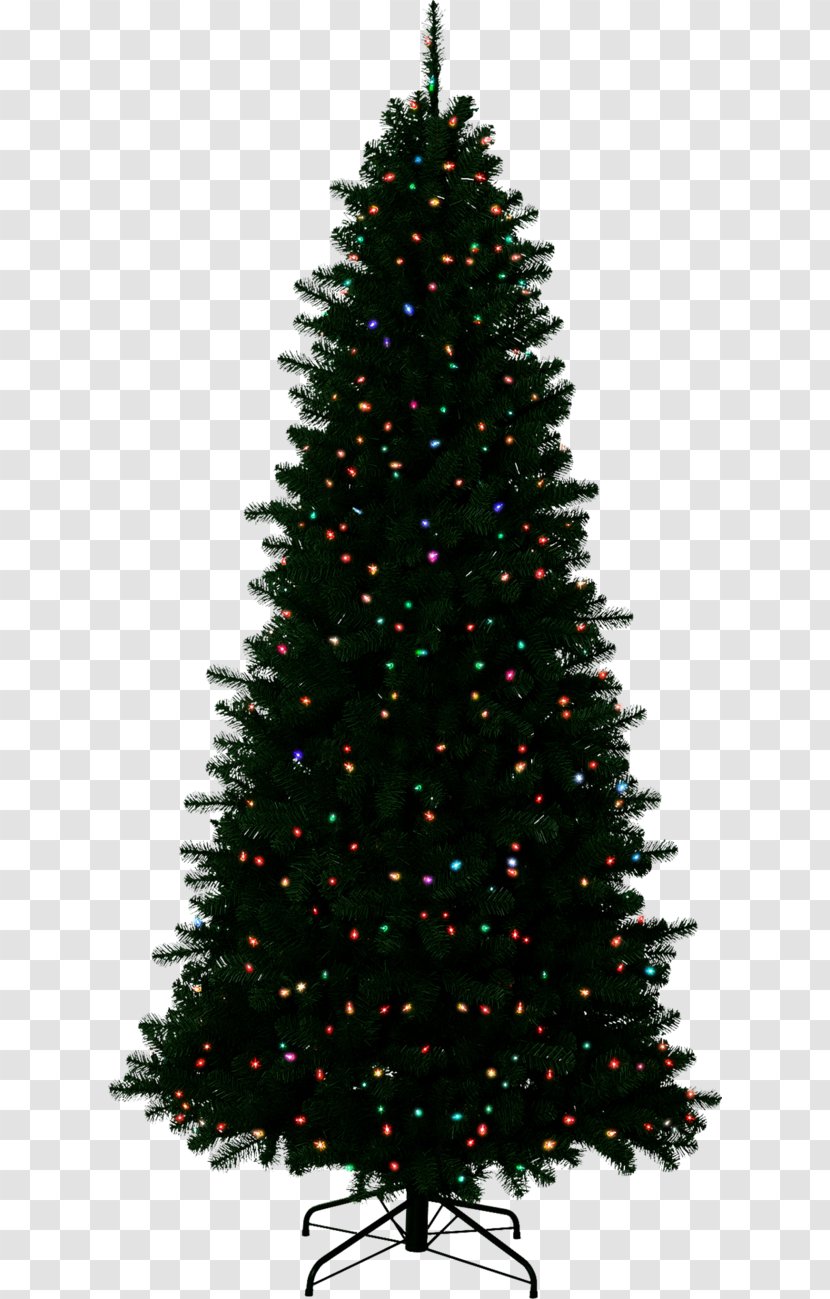 Artificial Christmas Tree - Fir - Outside Transparent Background Transparent PNG