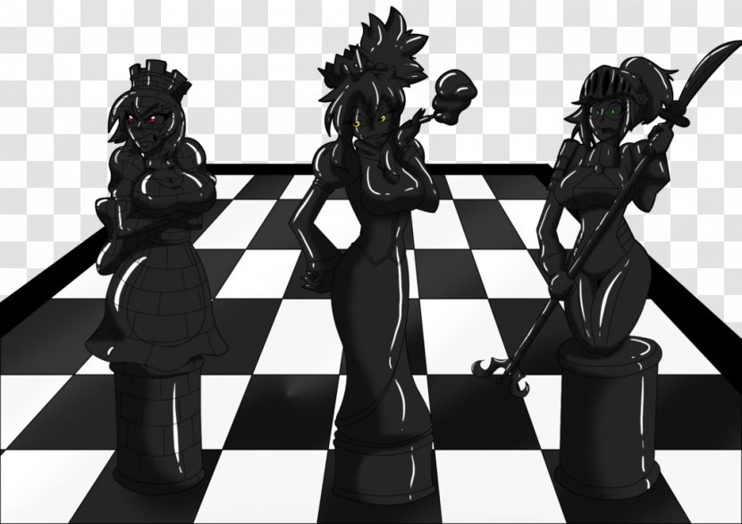 Chessboard Chess Piece Board Game White And Black In - Tree Transparent PNG