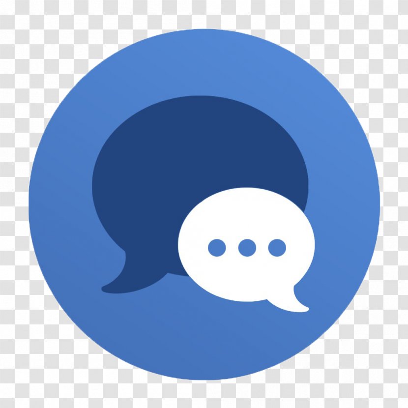 Instant Messaging MacOS Facebook Messenger Computer Software - Electric Blue Transparent PNG