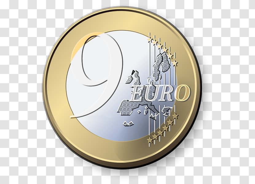 Euro Coins 1 Coin Clip Art - Cash Transparent PNG