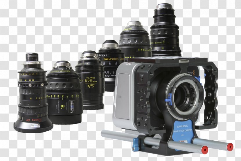 Camera Lens Blackmagic Cinema Design 4K Resolution - Cctv Dvr Kit Transparent PNG