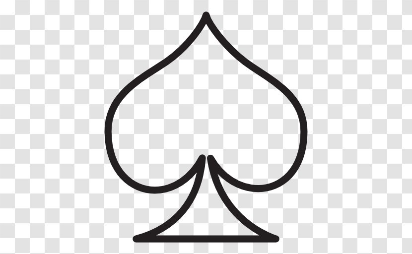 Ace Of Spades Playing Card - Heart - Suit Transparent PNG