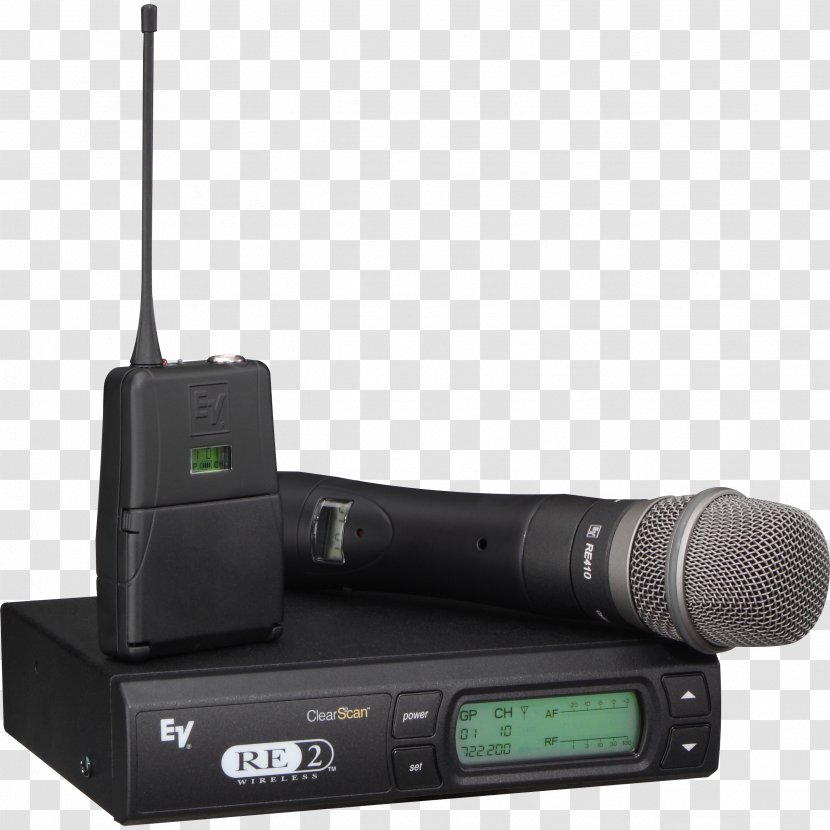 Wireless Microphone Electro-Voice Sound - Loudspeaker Transparent PNG