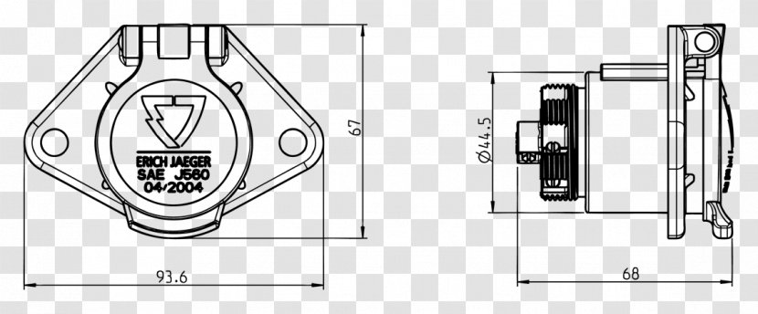 Door Handle Drawing Car Line - Technical Transparent PNG