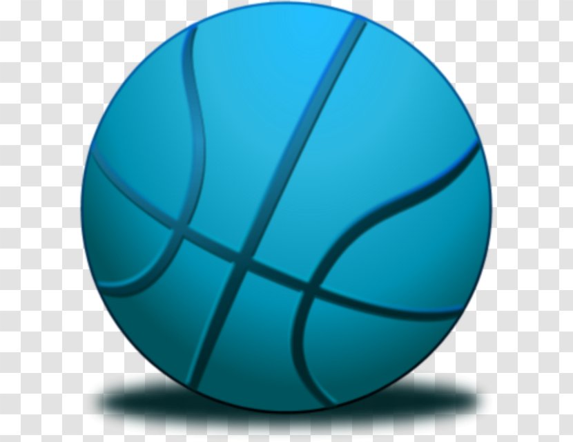 Basketball Clip Art - Turquoise - Blue Cliparts Basketbasll Transparent PNG