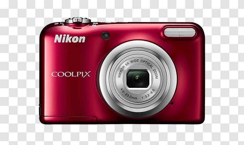 Nikon Digital Camera Coolpix A 10 RD Point-and-shoot COOLPIX A100 Transparent PNG
