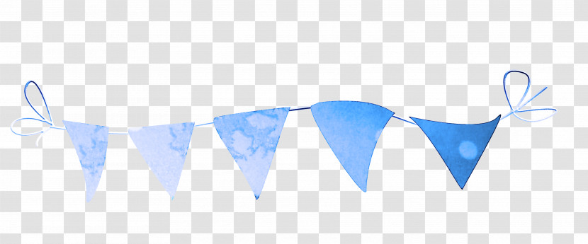 Blue Line Logo Electric Blue Triangle Transparent PNG
