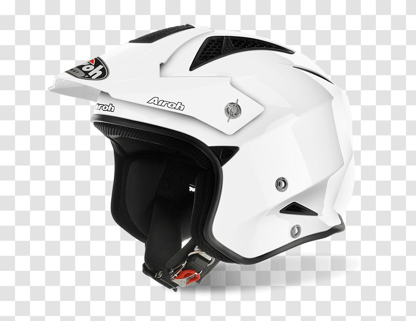 Motorcycle Helmets AIROH Trials - Black Transparent PNG