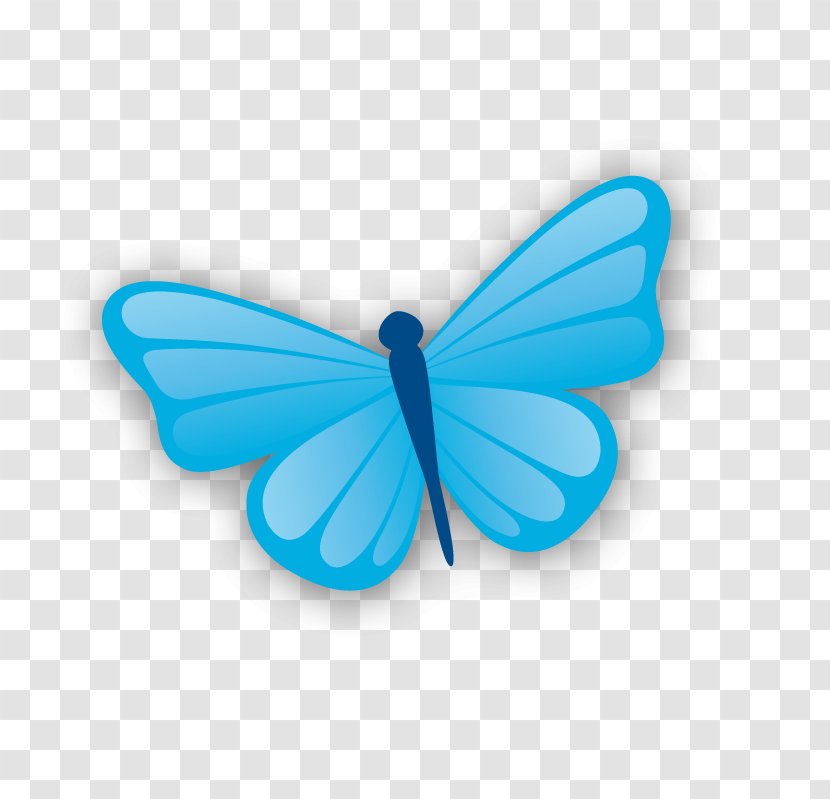 Butterflies And Moths Microsoft Word Blue Green Office - Invertebrate - Water Pattern Transparent PNG