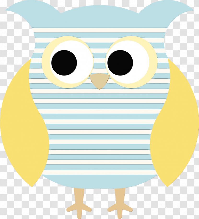 Owl Cartoon - Beak - Bird Of Prey Transparent PNG