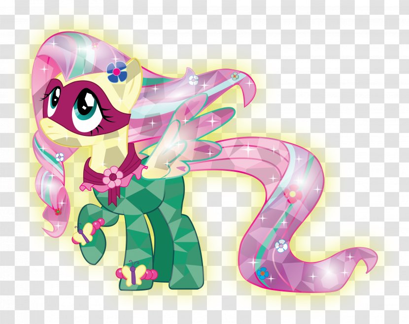 Rainbow Dash Fluttershy Pinkie Pie Applejack Pony - Crystallize Transparent PNG