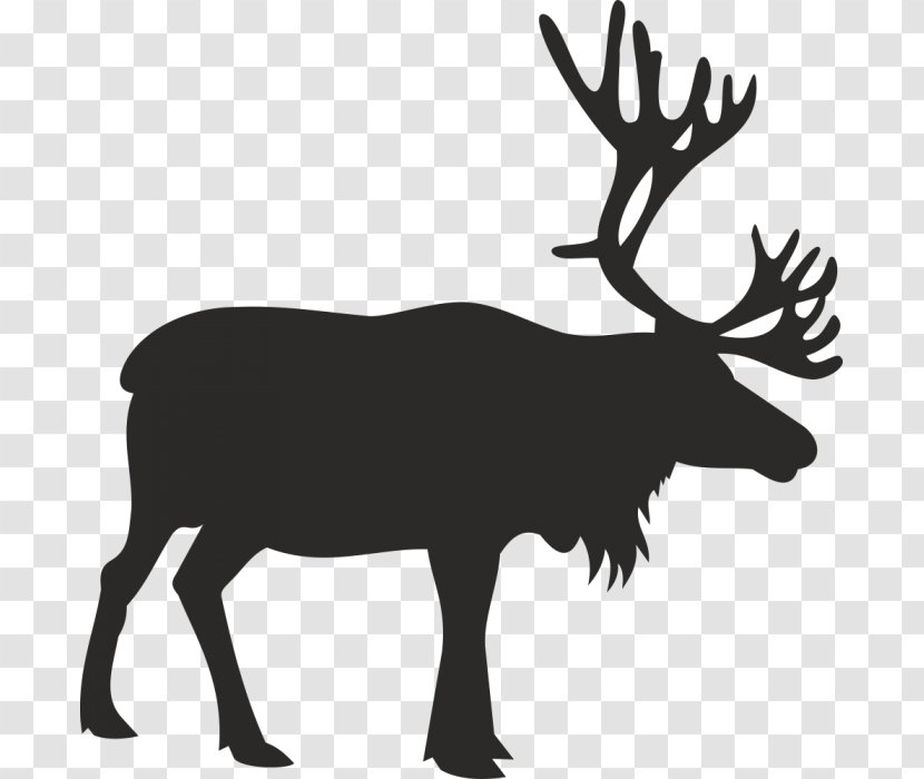 Elk Deer Silhouette Decal Moose Transparent PNG