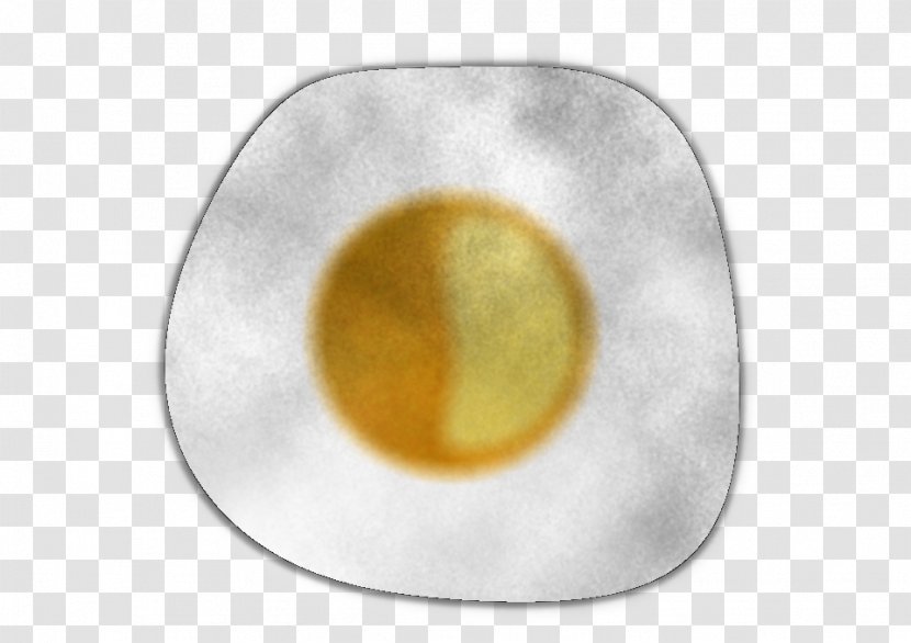 Egg - Yellow - Metal White Transparent PNG