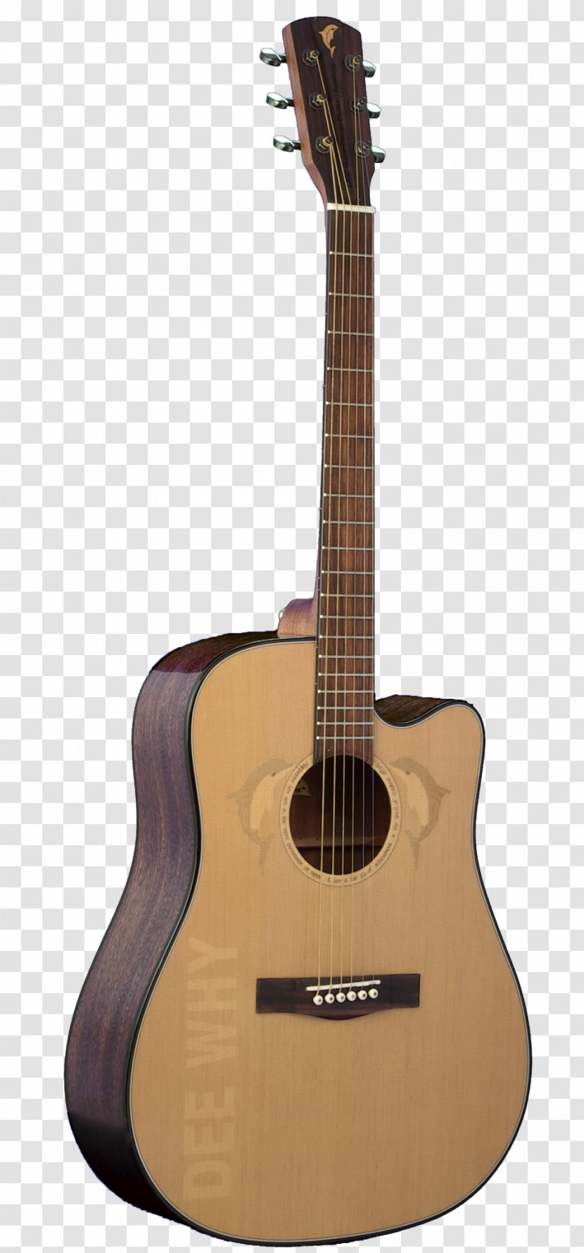 Steel-string Acoustic Guitar Dreadnought Classical - Heart Transparent PNG