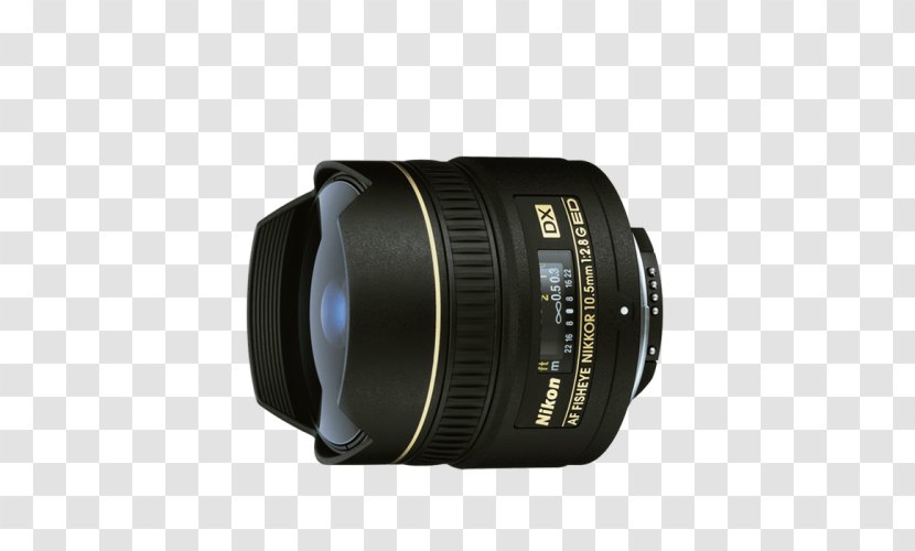 Nikon AF DX Fisheye-Nikkor 10.5mm F/2.8G ED Nikkor 50 Mm F/1.8D Fisheye Lens F/2.8 - Camera Transparent PNG