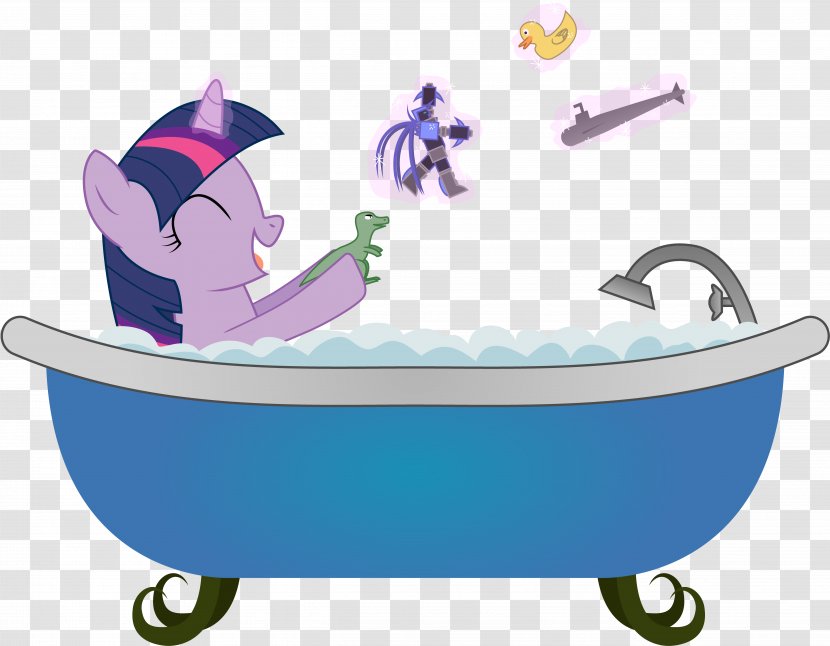 Twilight Sparkle Scootaloo My Little Pony Bathtub - Rubber Duck Transparent PNG