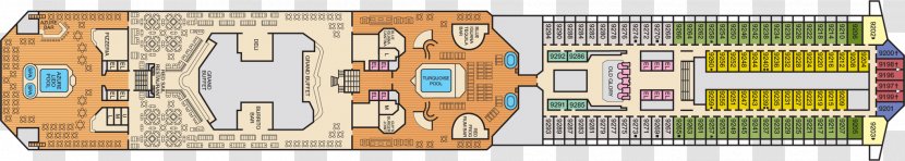 Carnival Liberty Deck Glory Cruise Line Ship - Double Eleven Transparent PNG