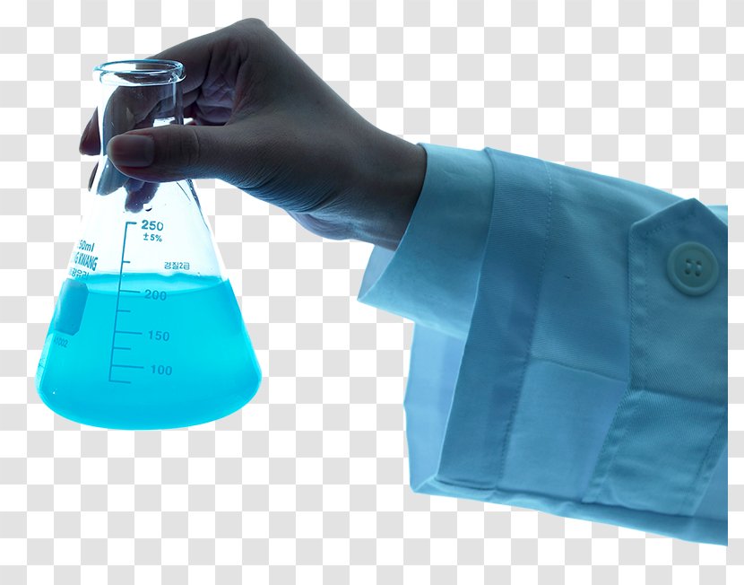 Laboratory Flasks Chemistry Research And Development - Medical Glove - Science Transparent PNG