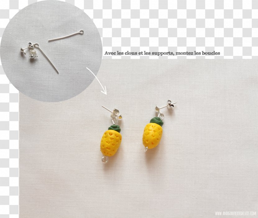 Earring Fimo Jewellery Bijou - Earrings - Ear Transparent PNG