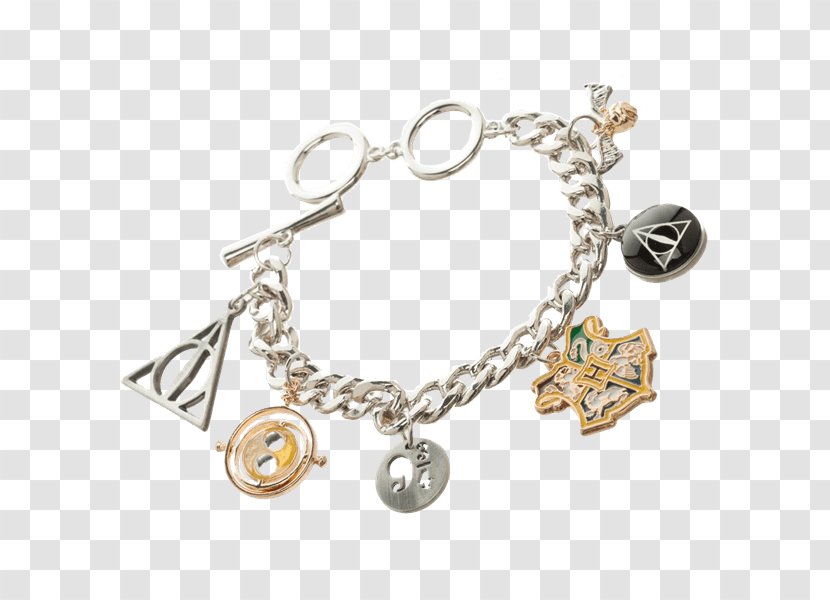 Charm Bracelet Jewellery Silver Harry Potter And The Deathly Hallows - Fashion Accessories Transparent PNG