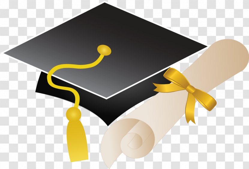 Graduation Ceremony Square Academic Cap Clip Art - Diploma - Black Doctor Transparent PNG