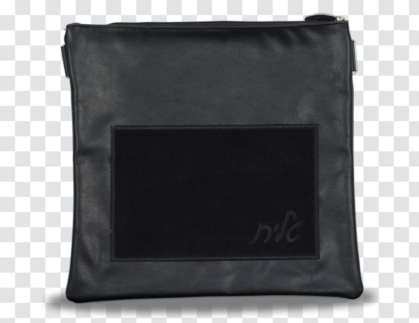 Handbag Leather Rectangle Black M - Tefillin Transparent PNG