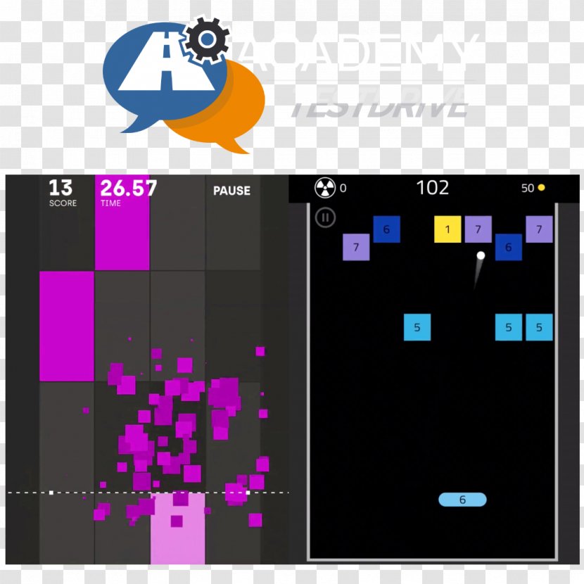 Video Game Mobile Information Learning - Logo - Test Drive Transparent PNG