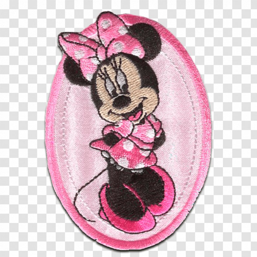 Minnie Mouse Mickey Embroidered Patch Iron-on - Ironon Transparent PNG