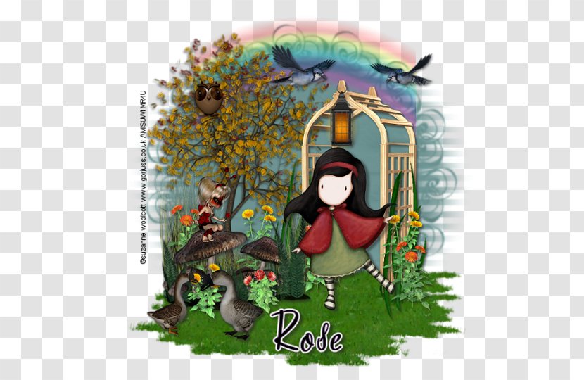 Gorjuss Little Red Riding Hood Card Illustration Christmas Ornament Day - Where To Get Rainbow Roses Transparent PNG