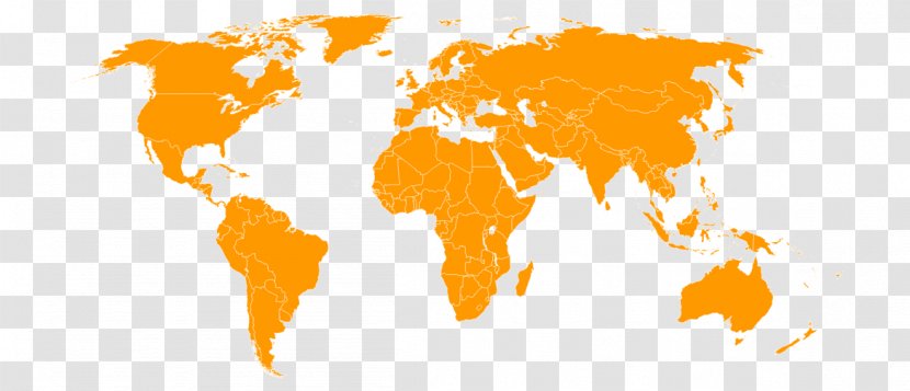 Early World Maps Globe - Orange - Map Transparent PNG