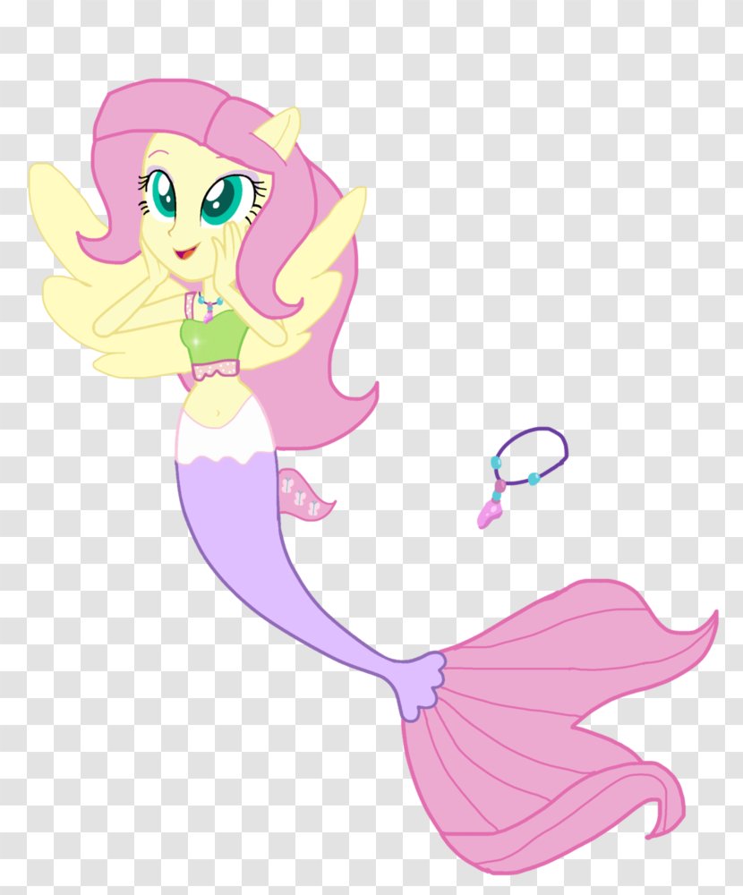 Fluttershy Mermaid Rainbow Dash Pony Equestria Transparent PNG