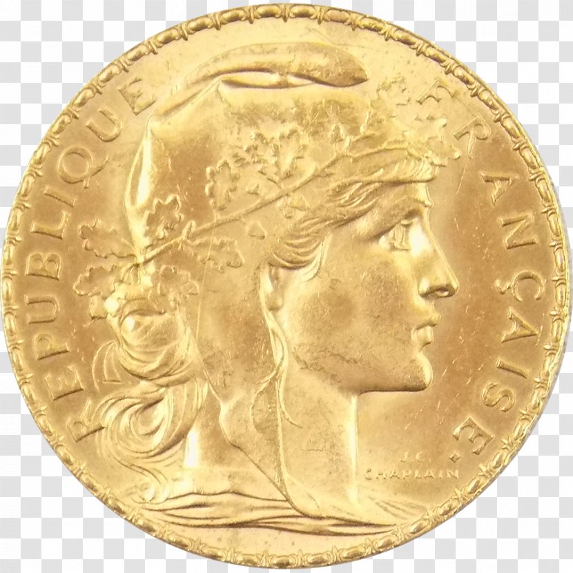 Coin Gold Medal Bronze 01504 - Money Transparent PNG