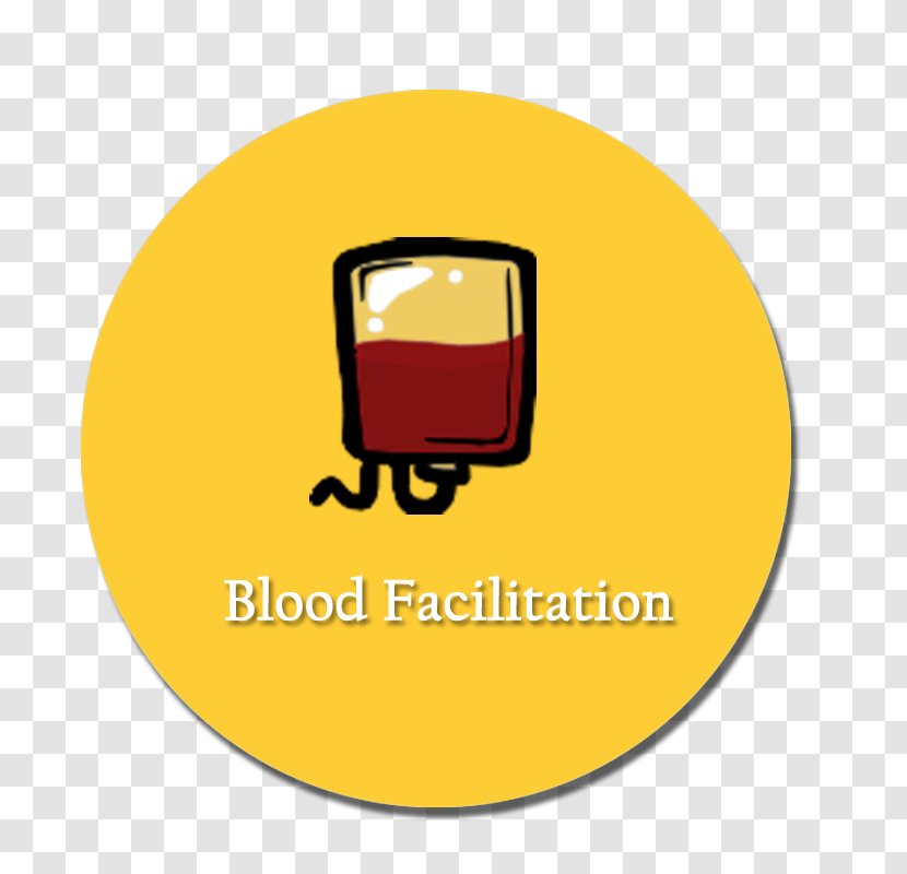 Logo Brand Font - Yellow - Blood Donation Transparent PNG