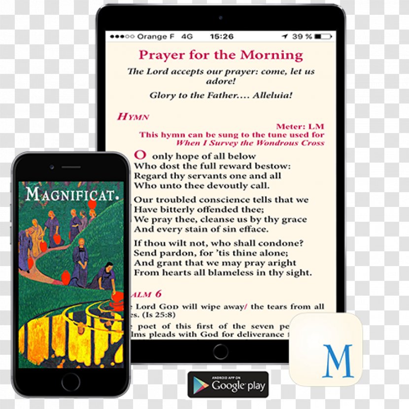 Smartphone Magnificat Angelus Prayer - Mass Transparent PNG