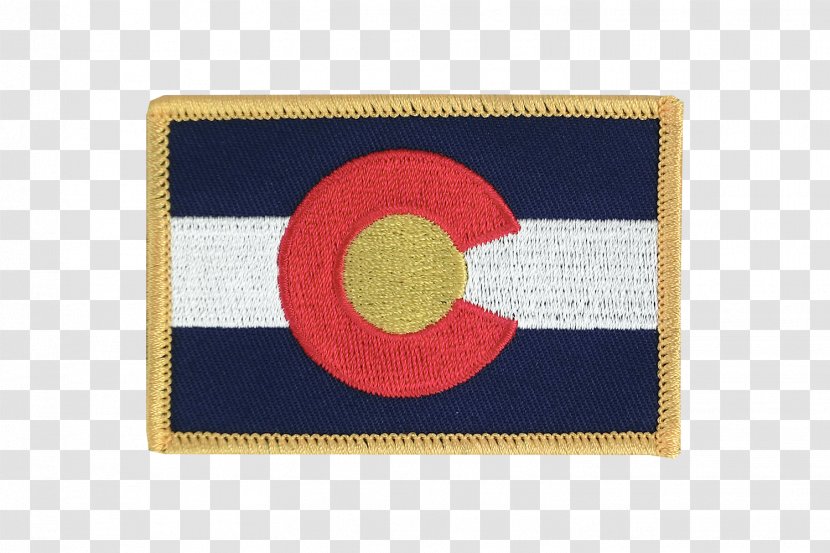 Flag Of Colorado Patch Fahne - Polyester Transparent PNG