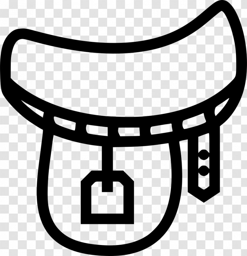 Horse Saddle Equestrian Sport - White - Wild West Transparent PNG