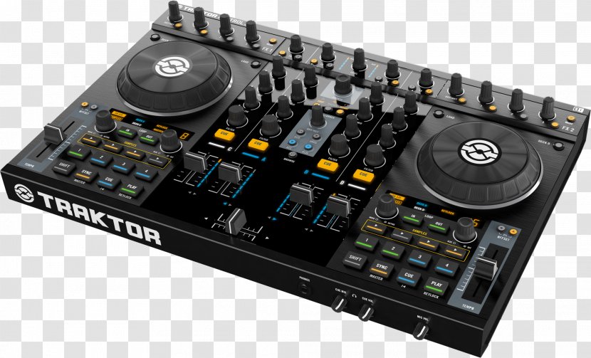 Traktor Disc Jockey DJ Controller Native Instruments Computer - Scratching - Microcontroller Transparent PNG