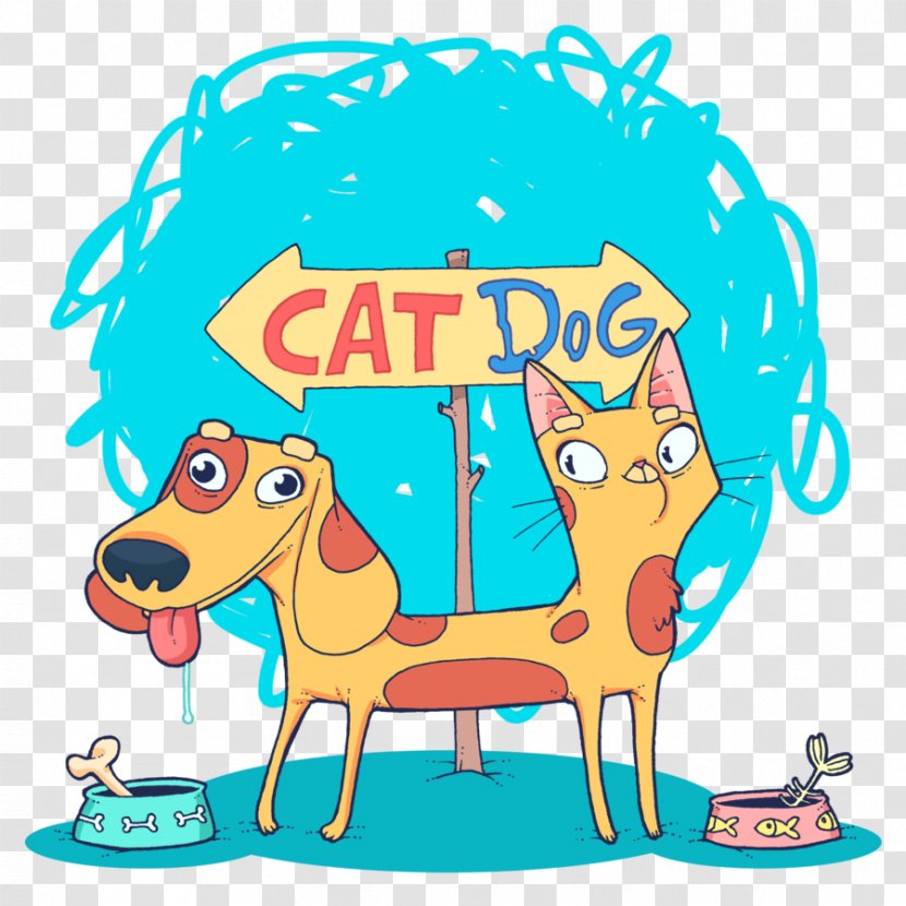 Dog Cartoon DeviantArt Clip Art - Deviantart - Catdog Transparent PNG