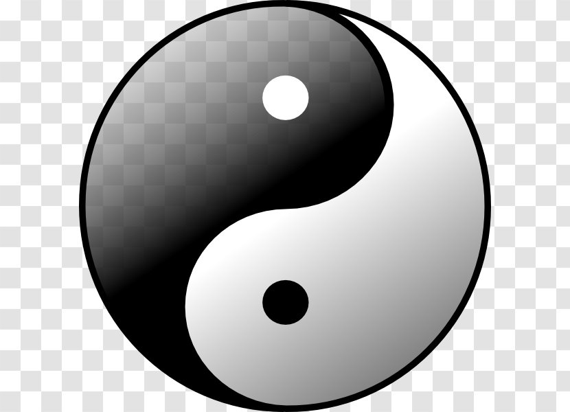 Yin And Yang Symbol Clip Art - Graphic Arts Transparent PNG