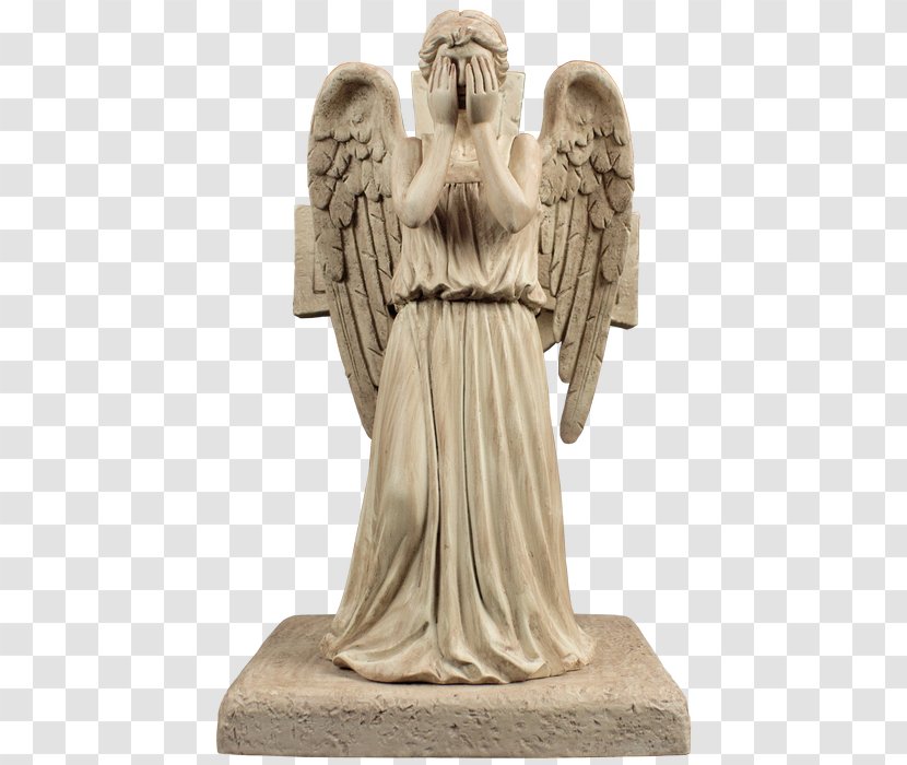 Weeping Angel Statue Sculpture The Doctor - Stone Carving - Dalek Who Quotes Transparent PNG