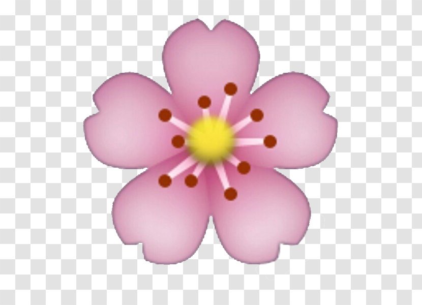 Emoji Flower Sticker IPhone - Blossom Transparent PNG