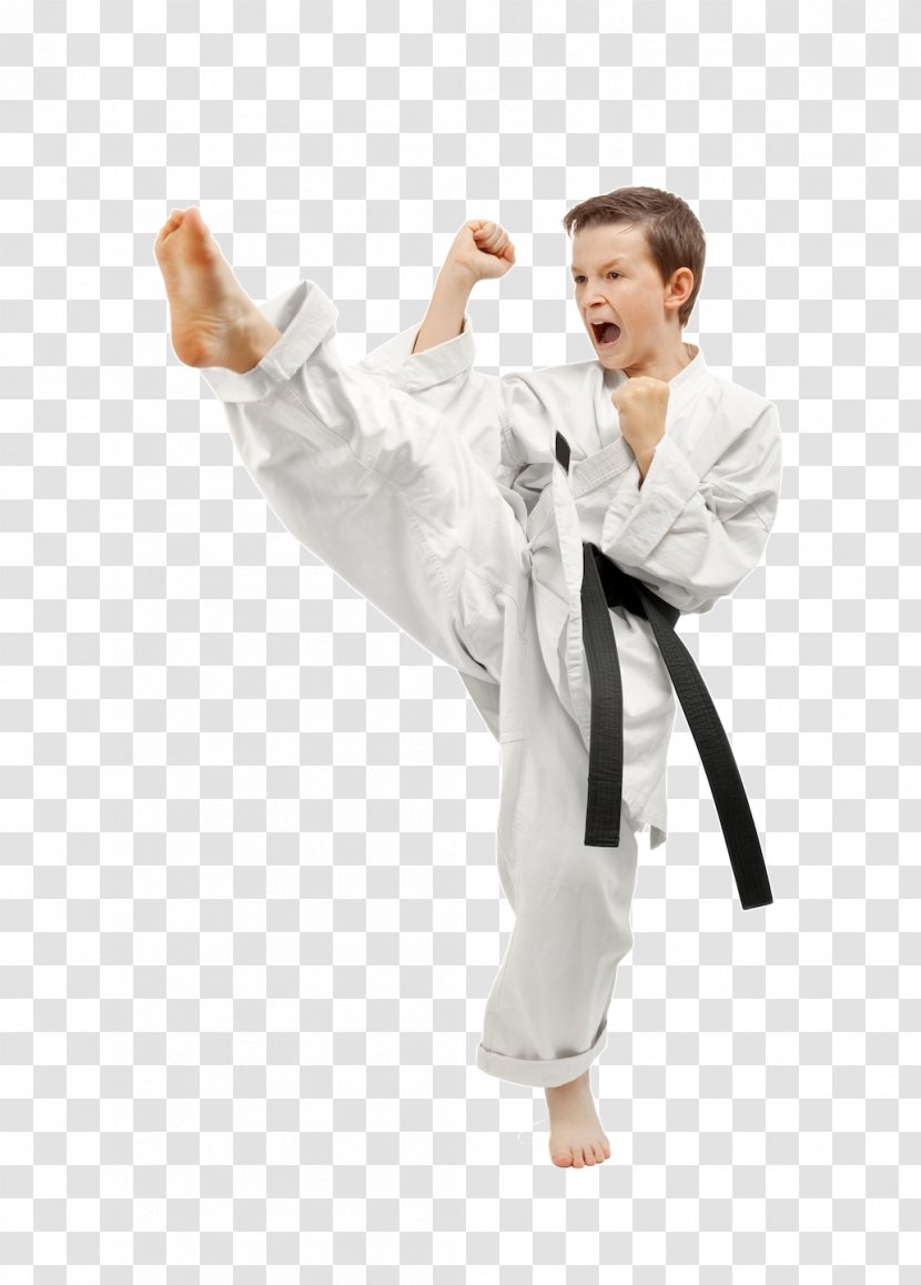 Karate Martial Arts Krav Maga Child Kickboxing - Black Belt Transparent PNG